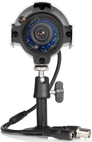 Каждая камера из видеокомплекта Zmodo Базовый оборудована мощной инфракрасной подсветкой